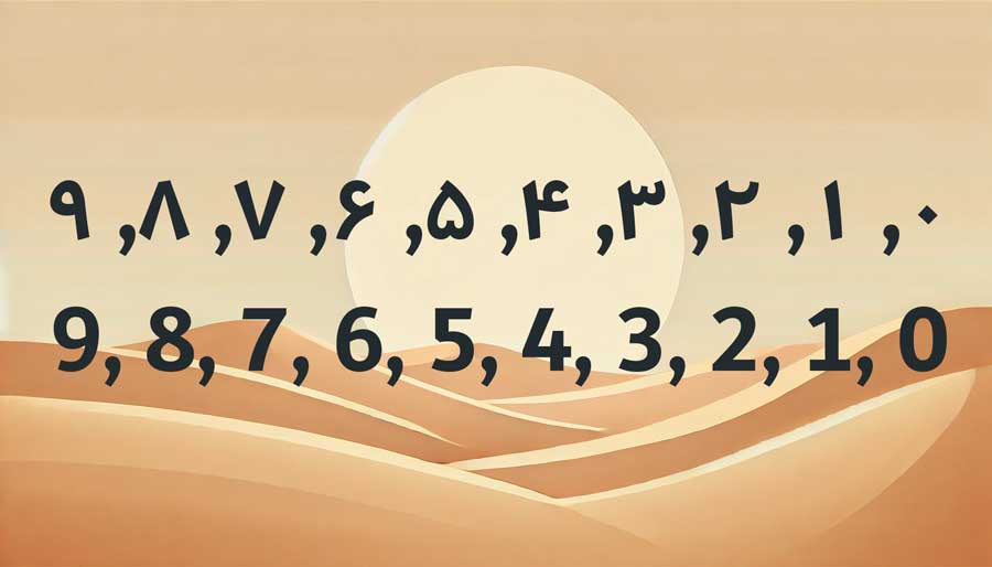 English to Arabic Numerals Converter With Transcription