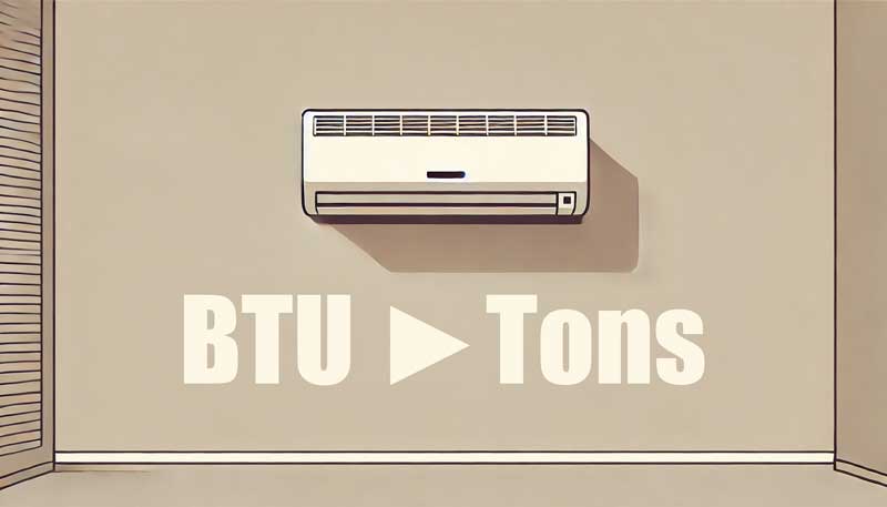 BTU to Tons Converter - Online HVAC Tool