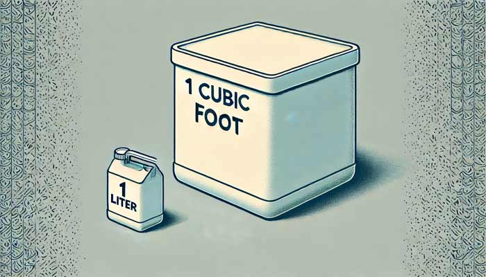 ft3 a L Convertitore Online - Calcolatore di piedi cubi in litri