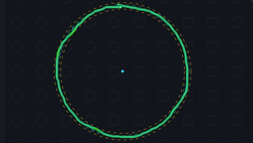 Nakreslete dokonalý kruh — živý test přesnosti