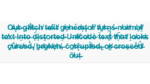 Glitch Text Generator Online