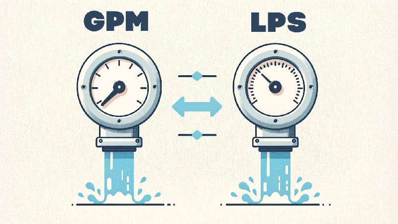 Umwandlung von GPM in LPS - Online-Durchflussrechner