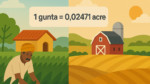 Guntas To Acres Calculator Online