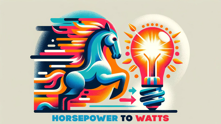 Horsepower to Watts Online Converter (hp to W)