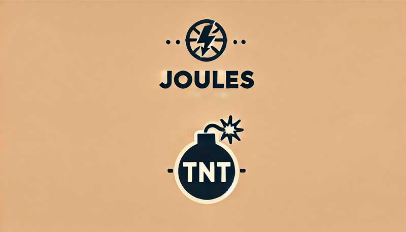 Joules to Tons of TNT Online Converter