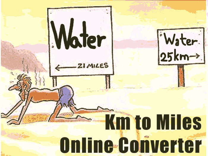 Konwersja mil na kilometry online