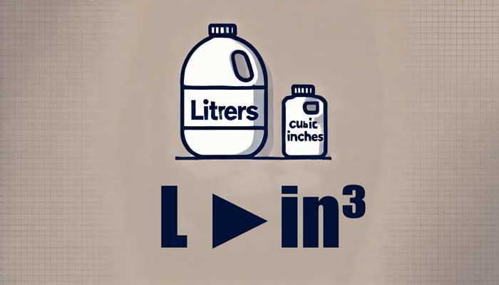 L to in3 Online Converter - Liters to Cubic Inches