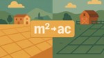 Square Meters to Acres Converter — m2 to ac Convertisseur de mètres carrés en acres — m² à ac