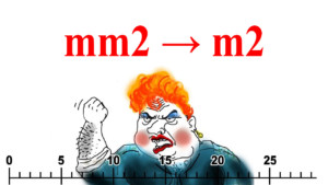 convert m 2 to mm 2