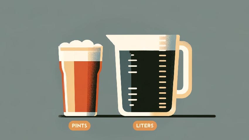 Pints to Liters (pt to L) Converter Online