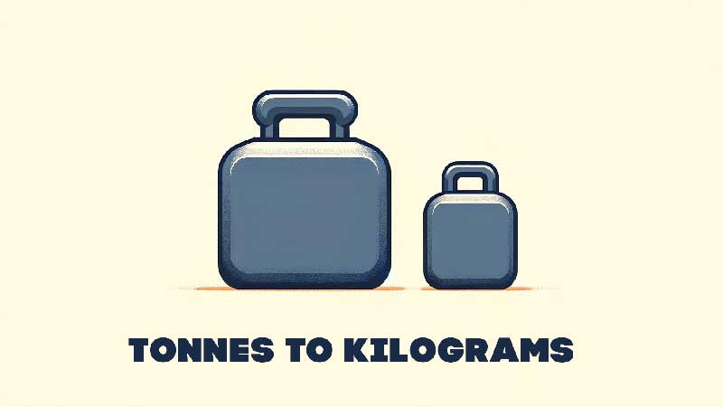 Convertisseur de Tonnes en Kilogrammes (t en kg) en Ligne
